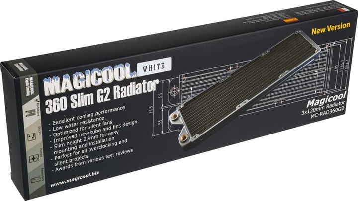 Produktbild MagiCool 360 G2 Slim Radiator 16 FPI (120 mm)