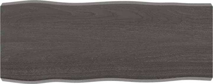 Actual product image vidaXL Tischplatte 100x40x6 cm Massivholz Eiche Behandelt (100 x 40 x 6 cm)