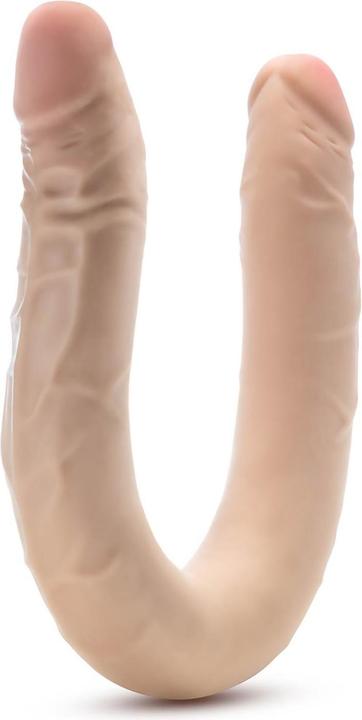 Actual product image Blush dr. skin plus 16.5" posable double dong beige