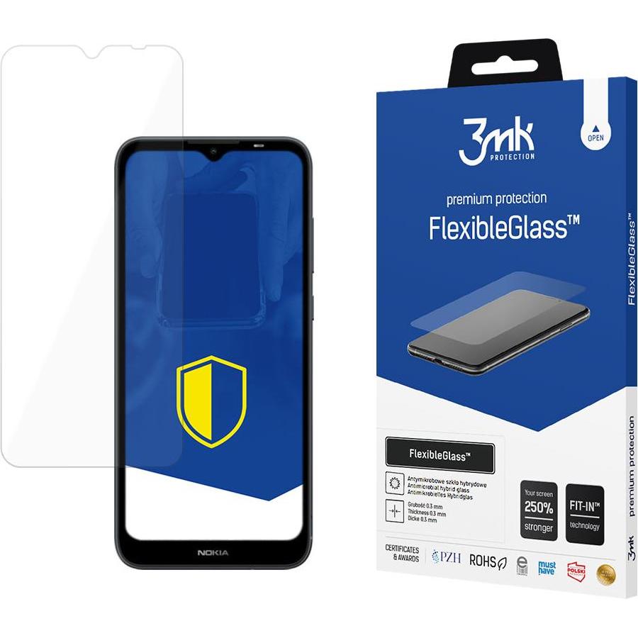 3MK Nokia C20 – FlexibleGlass™ (1 Stück, Nokia C20), Smartphone Schutzfolie