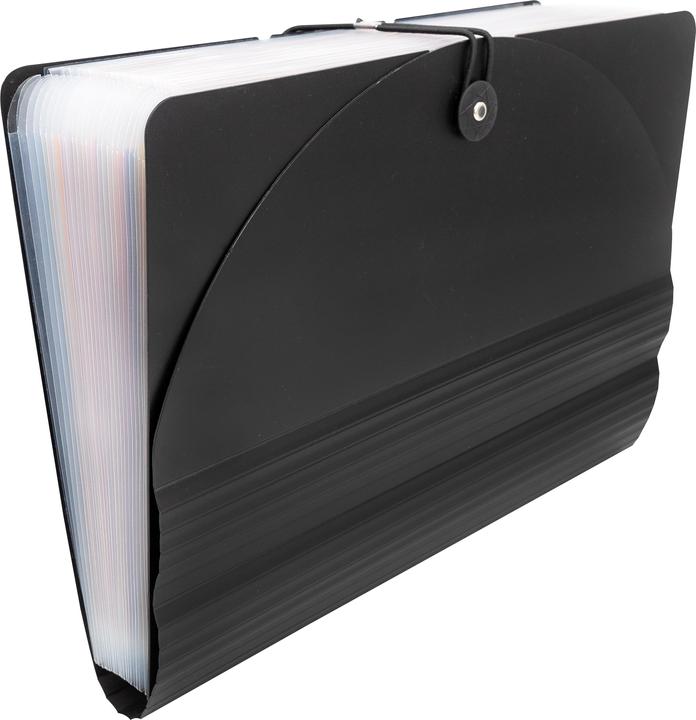 Actual product image Idena Document folder A4 24 compartments black (A4, 1x)