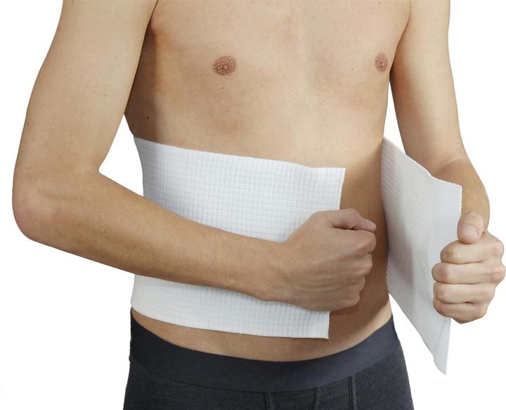 Hydas Rücken Stützgürtel "Standard", weiss (One Size)