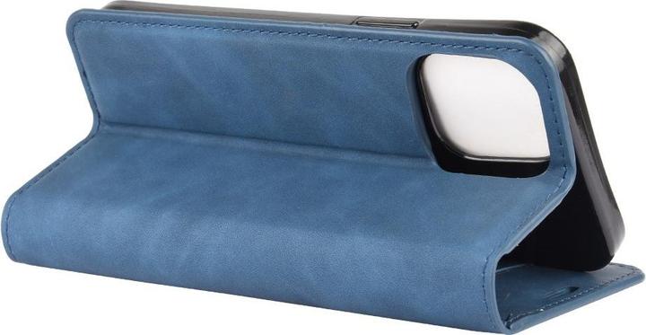 Produktbild Cover-Discount iPhone 12 / 12 Pro - Seidige Stand Flip Case Hülle dunkelblau (Apple iPhone 12, Apple iPhone 12 Pro)