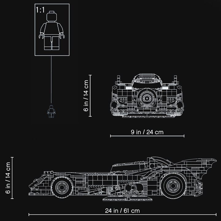 Image du produit LEGO Batmobile 1989 (76139, LEGO DC)