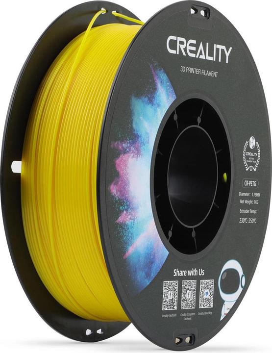 Produktbild Creality Filament PETG (PETG, 1.75 mm, 1000 g, Gelb)