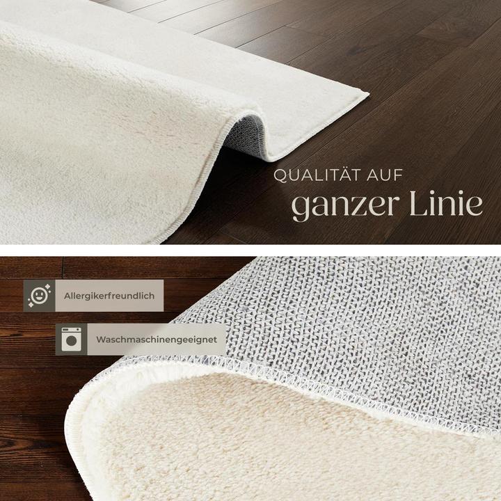 Actual product image tectake Kurzflorteppich Soft Zone (80 x 150 cm)