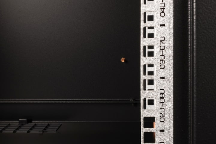 Actual product image Digitus DN-19 09U-6/6-SW Wall cabinet black (9 RU, 19 inch rack)