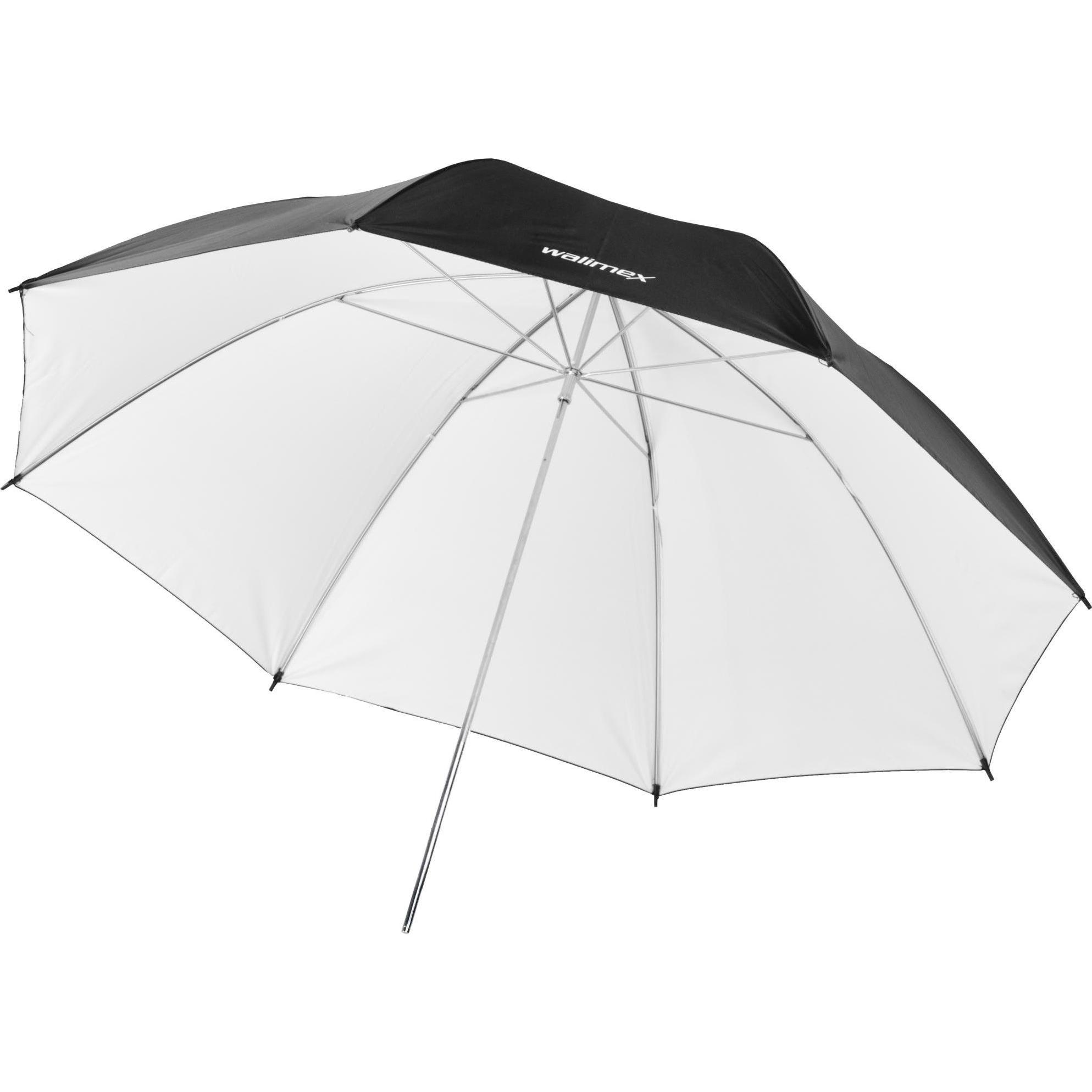 Walimex pro pro Reflexschirm (Schirmreflektor, 109 cm), Softbox + Reflektor