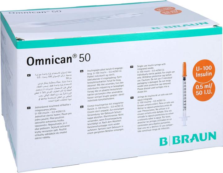 Actual product image B.Braun Insulin 50
