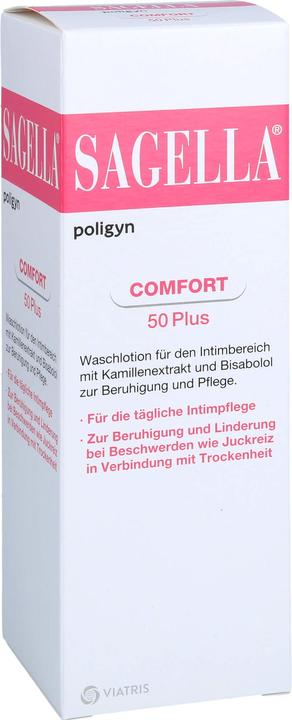 Actual product image Sagella poligyn washing lotion, 250 ml lotion (250 ml, Intimate washing lotion)