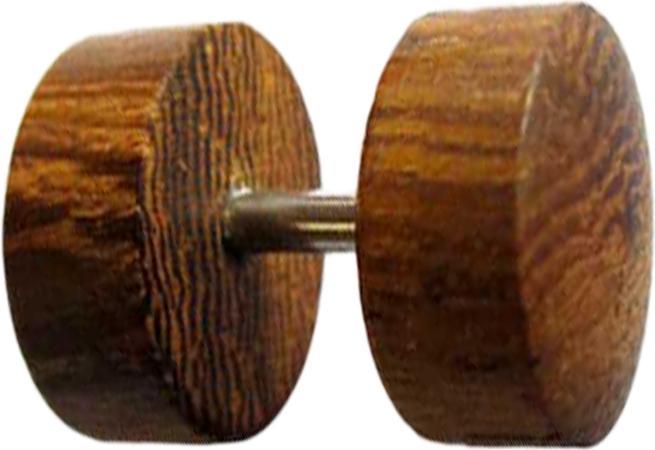 Produktbild Star Piercing Fake Plug aus Rebhuhnholz (ohne Messing, Organisch)