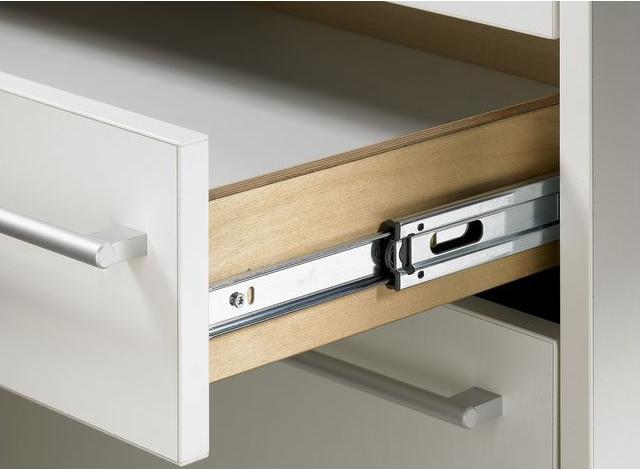 Image du produit Hettich Schubladenschiene Vollauszug 450 mm chromatiert 2 Stück