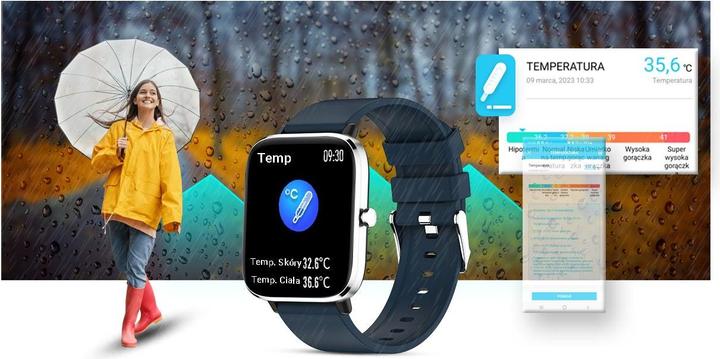 Produktbild Giewont Smartwatch GW230-4 Silber-Blau