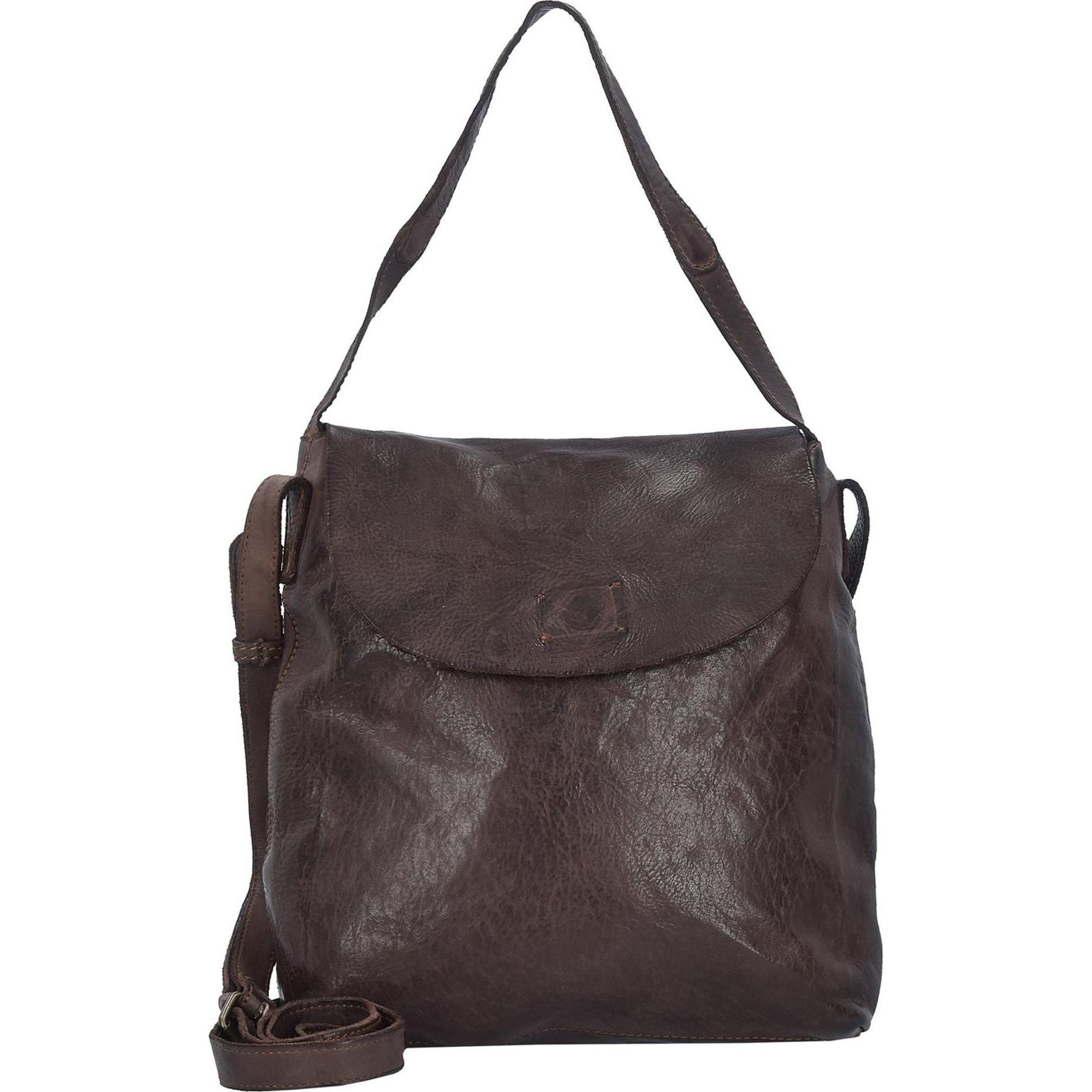 Harolds, Handtasche, Submarine Schultertasche Leder 22 cm, Braun