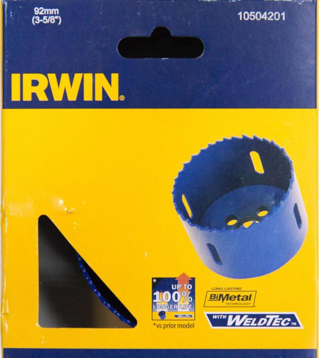 Irwin Karūnėlė "" BIMETAL 92 mm (92 millimètres)