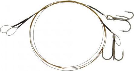 Produktbild Stucki Fishing Excell'Steel Stahlvorfach montiert 3-Angel 40cm (7 kg)