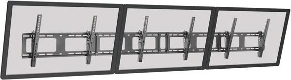 Actual product image StarTech TV wall mount for three displays - landscape format - For 40 "to 50" VESA mounting di (Wall, 50 kg, 40" - 50")