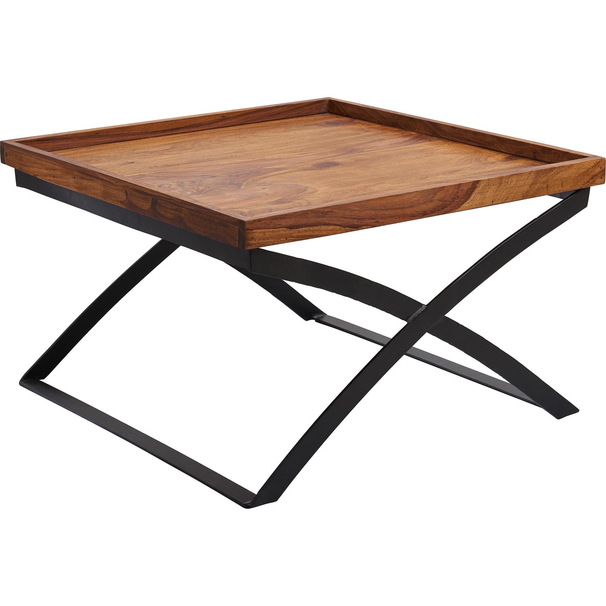 Thumbnail - FineBuy, Couchtisch + Beistelltisch, Couchtisch Braun (60 x 60 x 39 cm)
