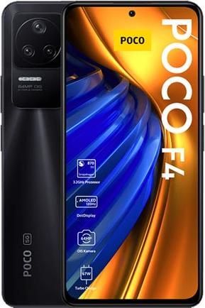 Image du produit Xiaomi Poco F4 (128 Go, Night Black, 6.67", Double SIM, 64 Mpx, 5G)