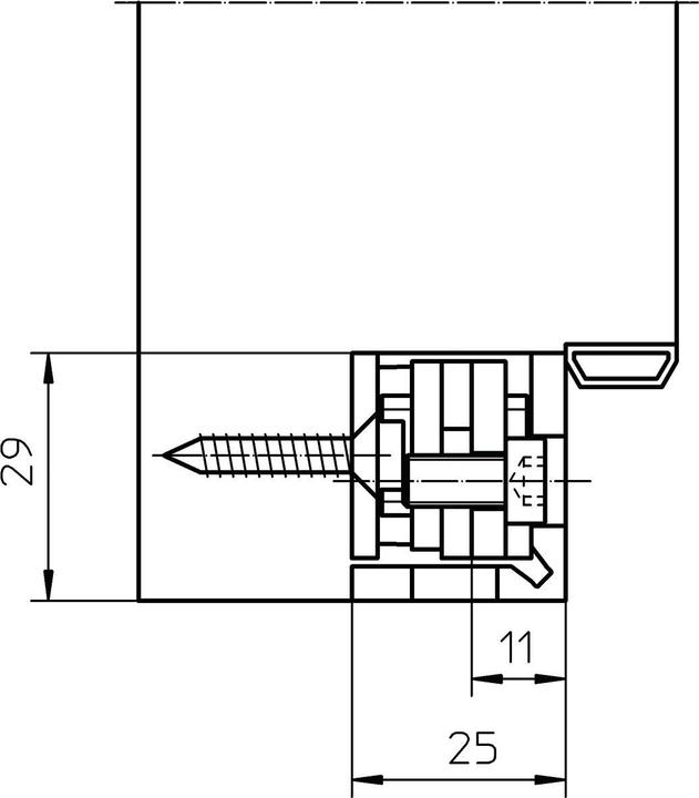 Actual product image Simonswerk VARIANT VX 7531 3D heavy-duty mounting element