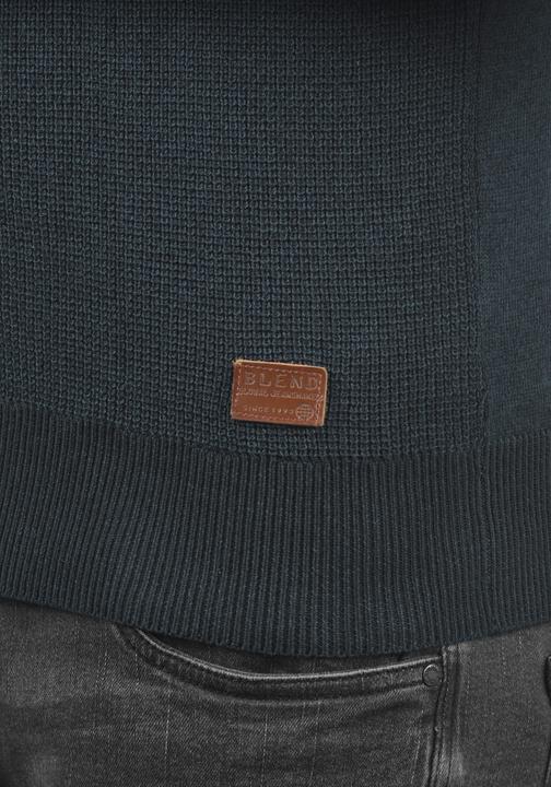Immagine prodotto Blend Ganbolf Maglione In Maglia Grossa Pullover Con Colletto Troyer In Cotone 100% Stampa (XXL)