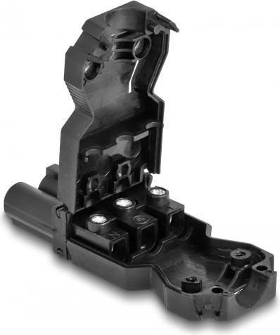 Actual product image Delock Installation connector 3-pole, screw connection GST18/3 black