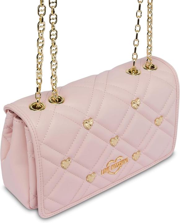 Actual product image Love Moschino Quilted Shoulder Bag with Studs