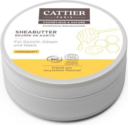Cattier Körperpflege Sheabutter mit Honigduft 100 g (Körpercreme)