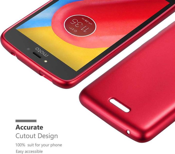 Actual product image Cadorabo TPU Matt Metallic Cover (Motorola Moto C)