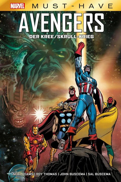 Immagine prodotto Panini Marvel Must-Have: Avengers - Der Kree/Skrull-Krieg (Tedesco, Sal Buscema, John Buscema, Roy Thomas, Neal Adams, 2024)