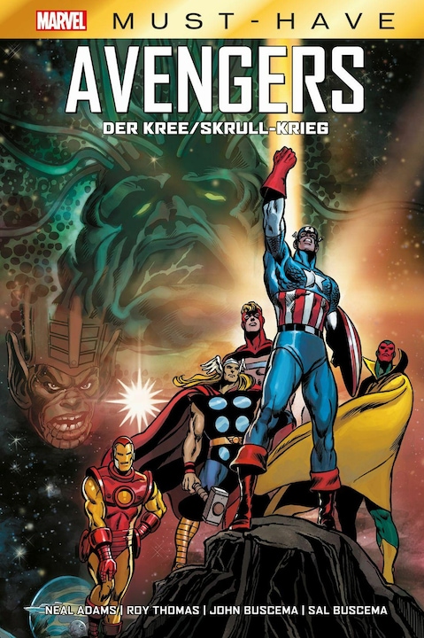 Actual product image Panini Marvel Must-Have: Avengers - Der Kree/Skrull-Krieg (German, Sal Buscema, John Buscema, Roy Thomas, Neal Adams, 2024)