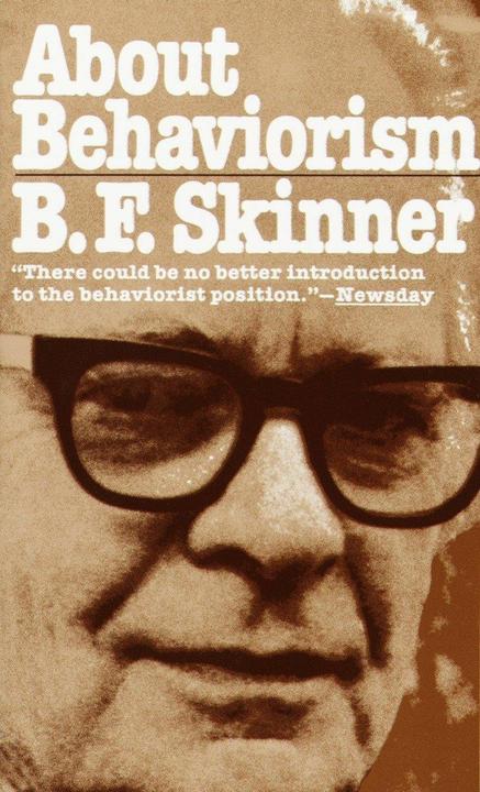 Actual product image About Behaviourism (English, B.F. Skinner, 1976)