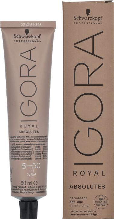 Immagine prodotto Schwarzkopf Professional Igora Royal - 8-50 Biondo Chiaro Oro Naturale (8-50 Biondo Chiaro Oro Naturale)