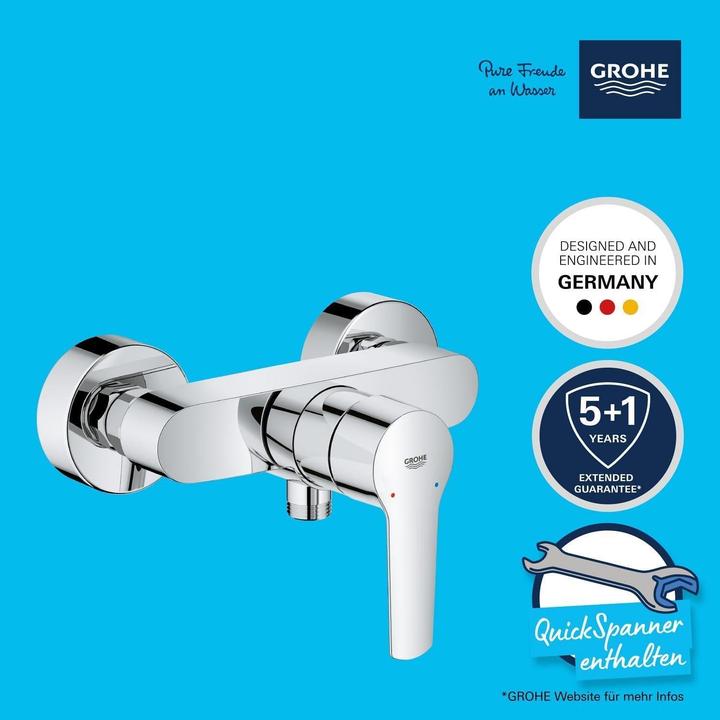 Actual product image Grohe Start QuickFix shower mixer, exposed, chrome