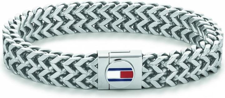 Immagine prodotto Tommy Hilfiger Bracciale solido da uomo in acciaio 2790245 (Acciaio inossidabile)