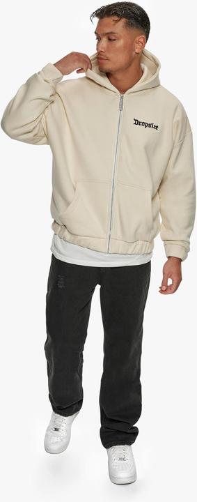 Produktbild Dropsize Super Heavy Oversize Blank Zip Hoodie - 124683 (M)