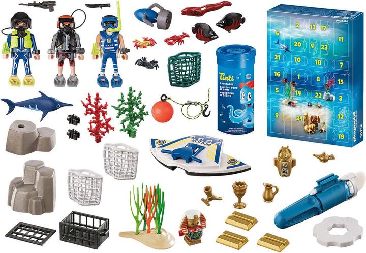 Actual product image Playmobil Bathing fun police diving operation