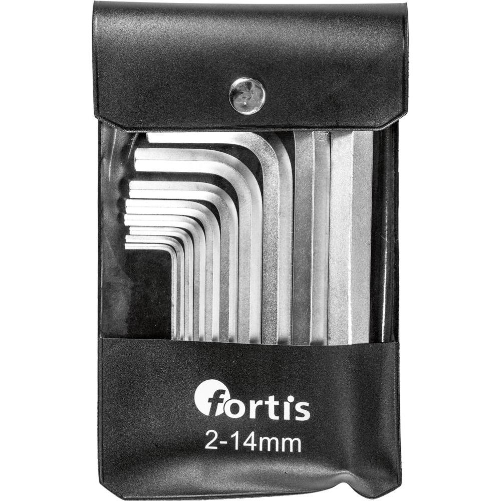 Magni, Sechskantschlüssel, Winkelschraubendreher- Satz in Tasche 10-teilig 2-14mm FORTIS