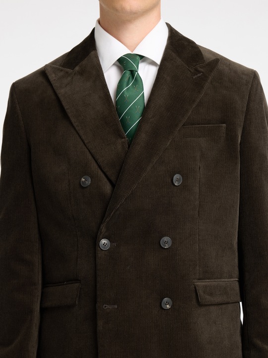 Produktbild Selected Homme Regular Fit Cord Zweireihiger Blazer (48)