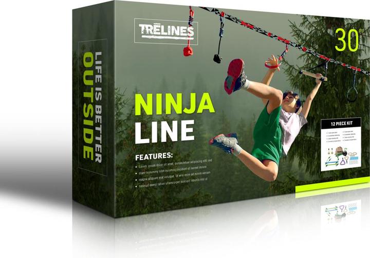 Produktbild Trelines Ninja Abenteuer-Set 10 Meter