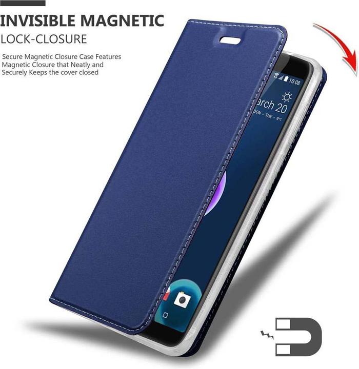 Produktbild Cadorabo Book Classy Style Cover (HTC Desire 12)