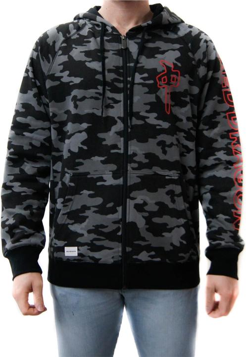 Actual product image Red Dragon Zip Outliner Hoodie (M)