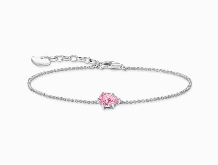 Image du produit Thomas Sabo Bracelet avec goutte de zirconium rose Argent (19 cm, Argent 925)