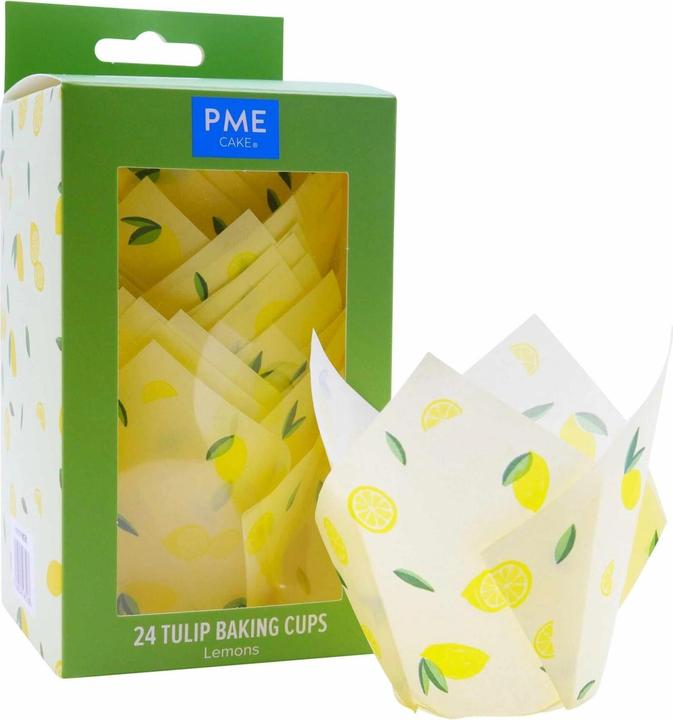 Produktbild PME Muffin Backform Zitrone 24 Stück, Materialtyp: Papier (10 cm)