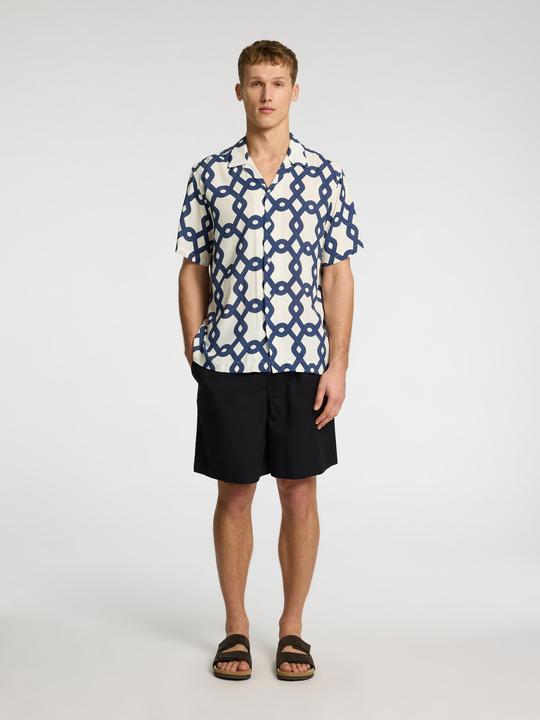 Actual product image Selected Gemustertes Kurzarmhemd (XL)