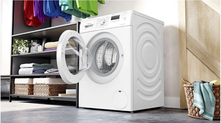 Image du produit Bosch Hausgeräte WGE0340VCH Waschmaschine (8 kg, Gauche)