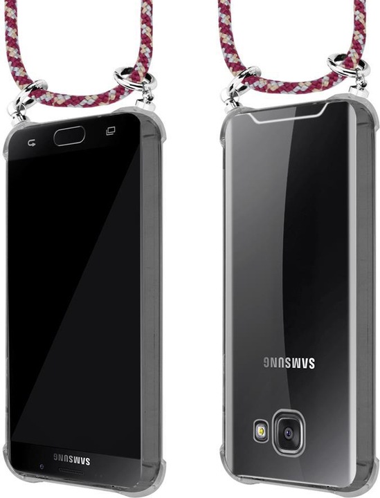 Produktbild Cadorabo TPU Handy Kette SILBER Cover