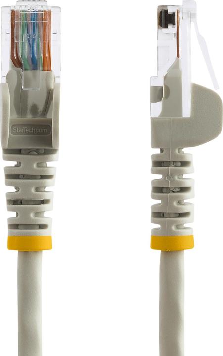 Produktbild StarTech 1m Cat5e RJ45 UTP Netzwerkkabel Snagless - Cat 5e Patchkabel - Grau - Stecker / Stecker (U/UTP, CAT5e, 1 m)