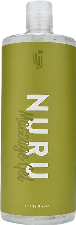 Nuru Loving Joy «» Massage Gel 1 Liter, wasserbasiert, mit Algenextrakt, duftneutral, silikonfrei (1000 ml)