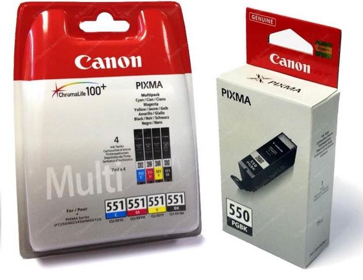 Immagine prodotto Canon Cli-551/Pgi-550 (M, C, Y, PGBK, FC, GY)